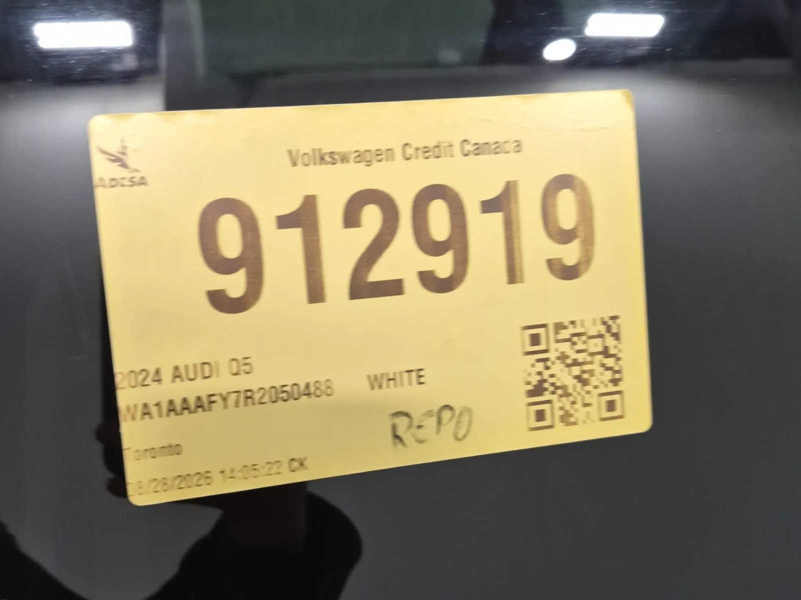 Inventory Label Photo