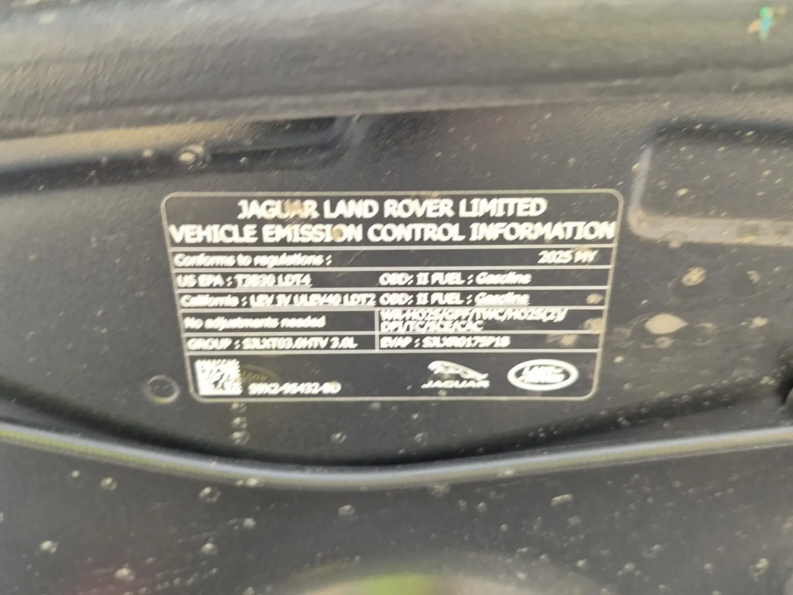 Emission Sticker Photo