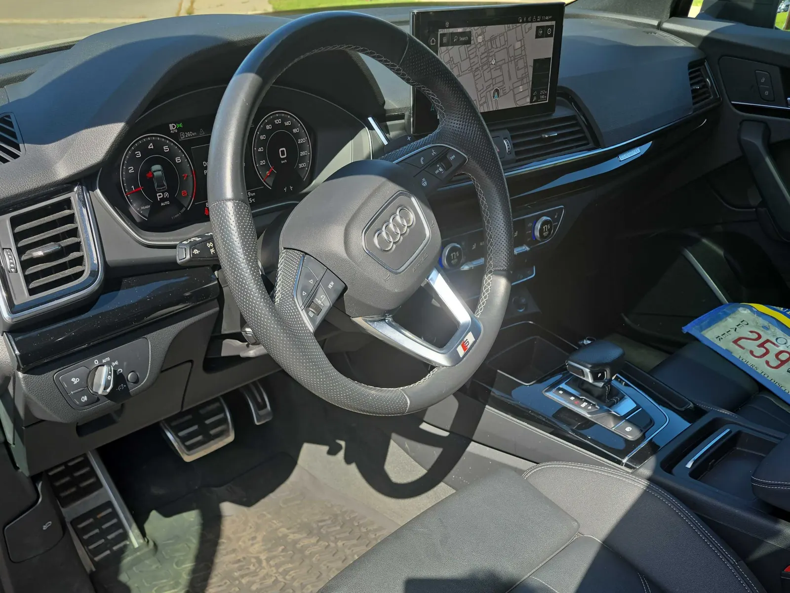 Interior driver side