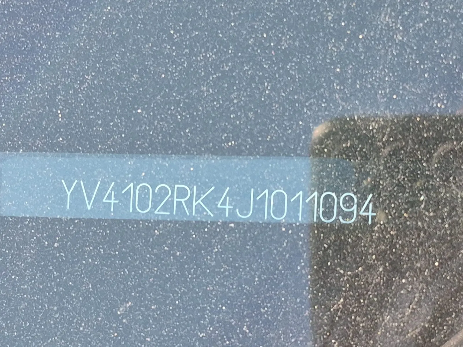 Dash VIN Plate Photo