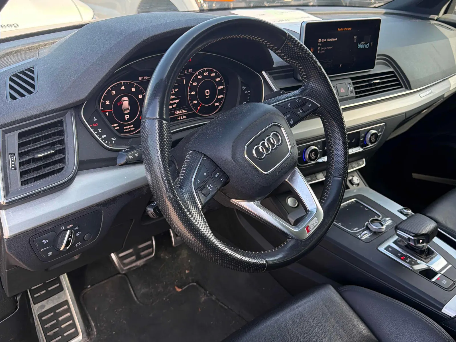 Interior driver side