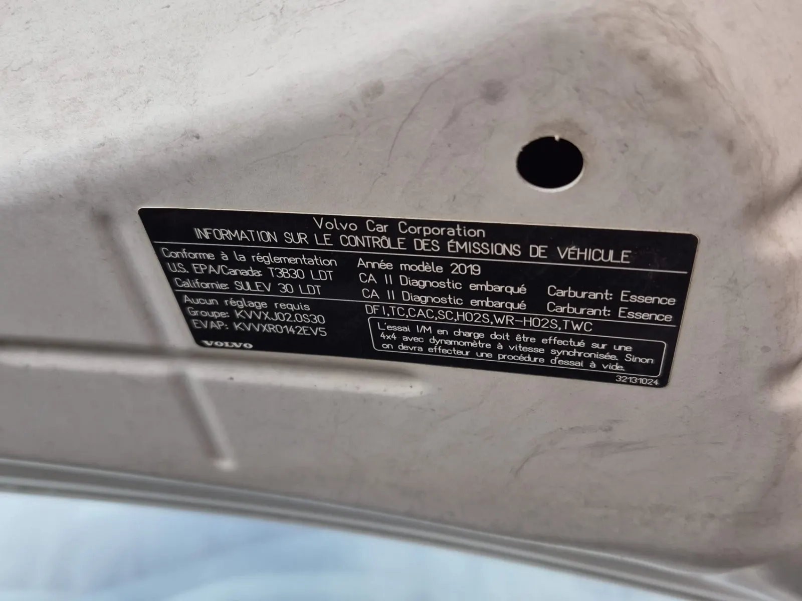Emission Sticker Photo