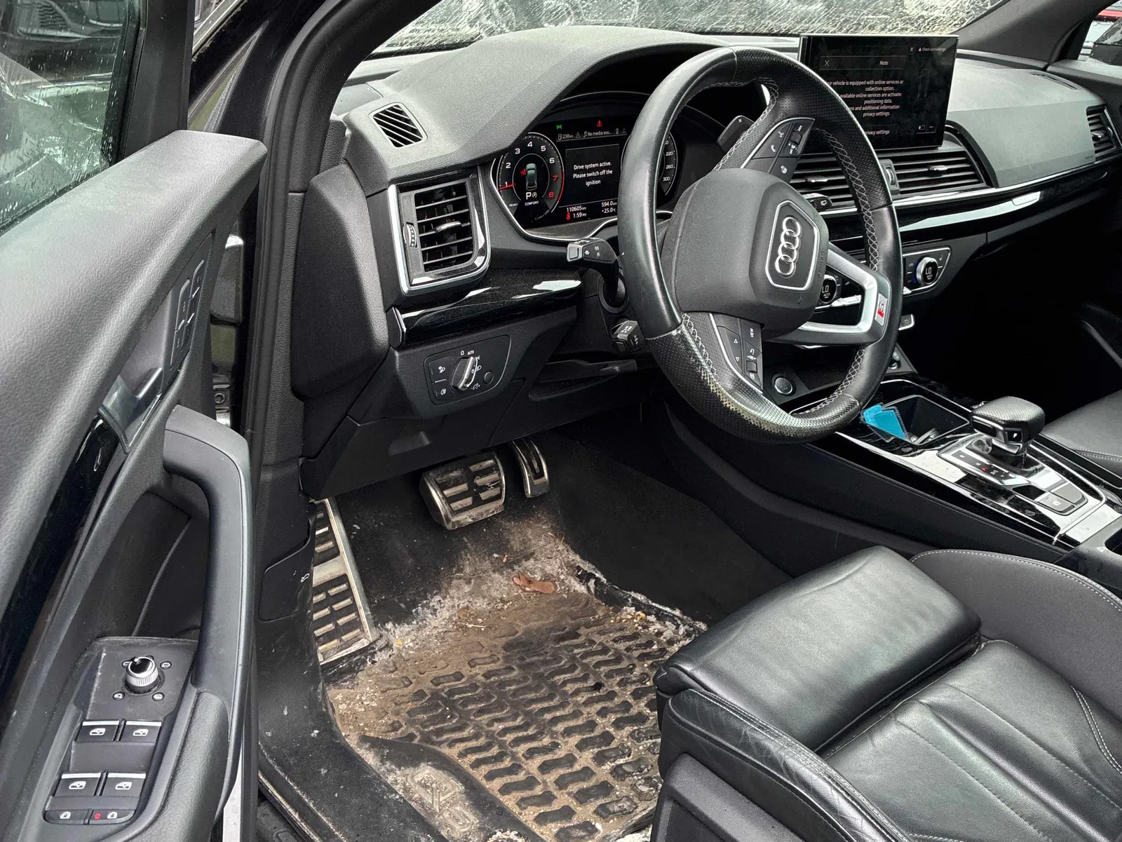 Interior driver side