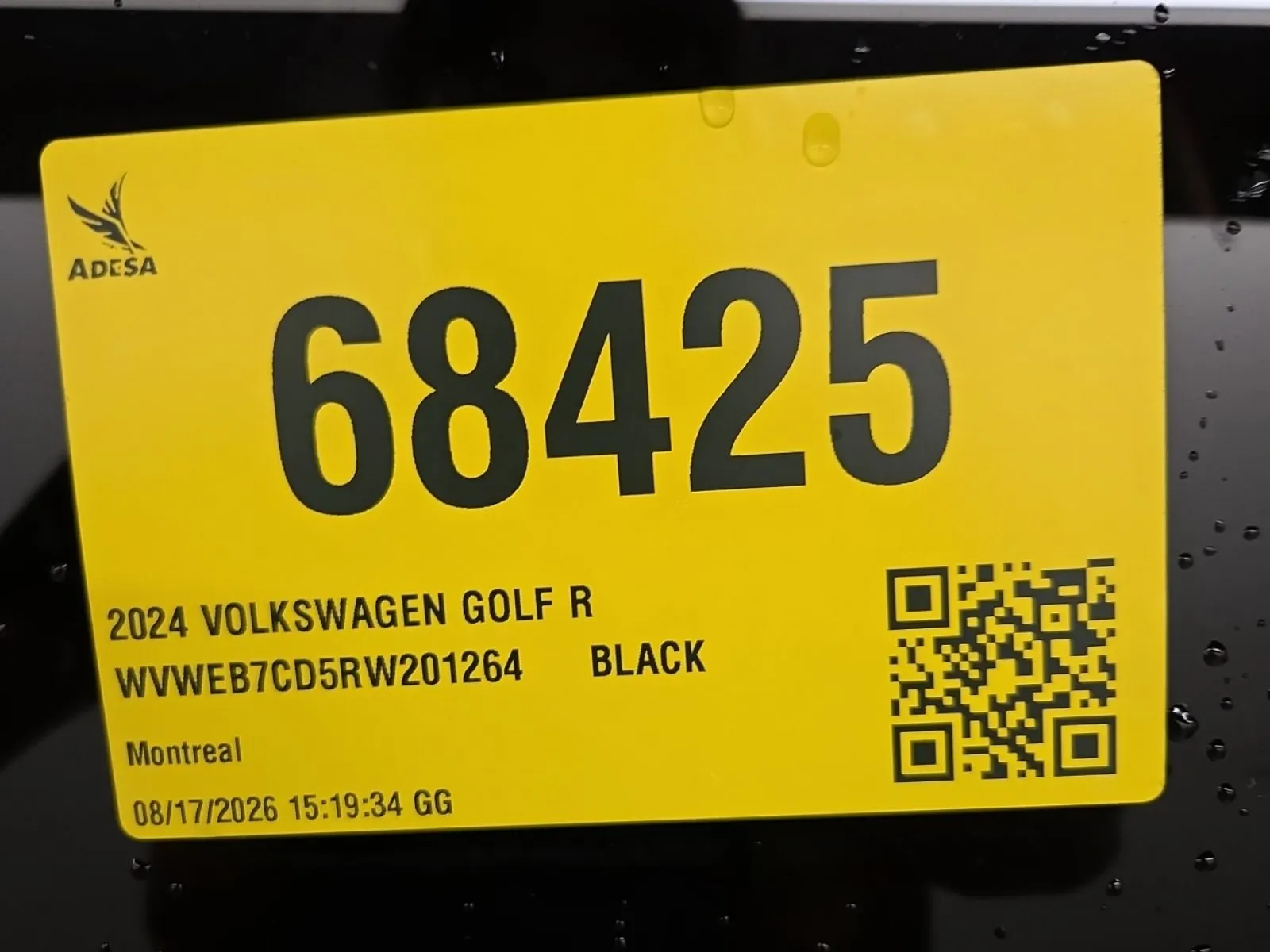 Inventory Label Photo