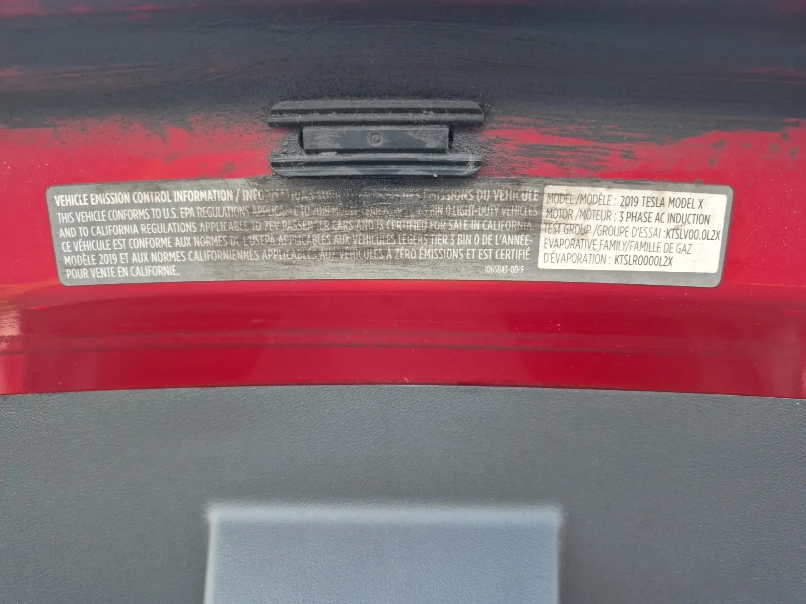 Emission Sticker Photo