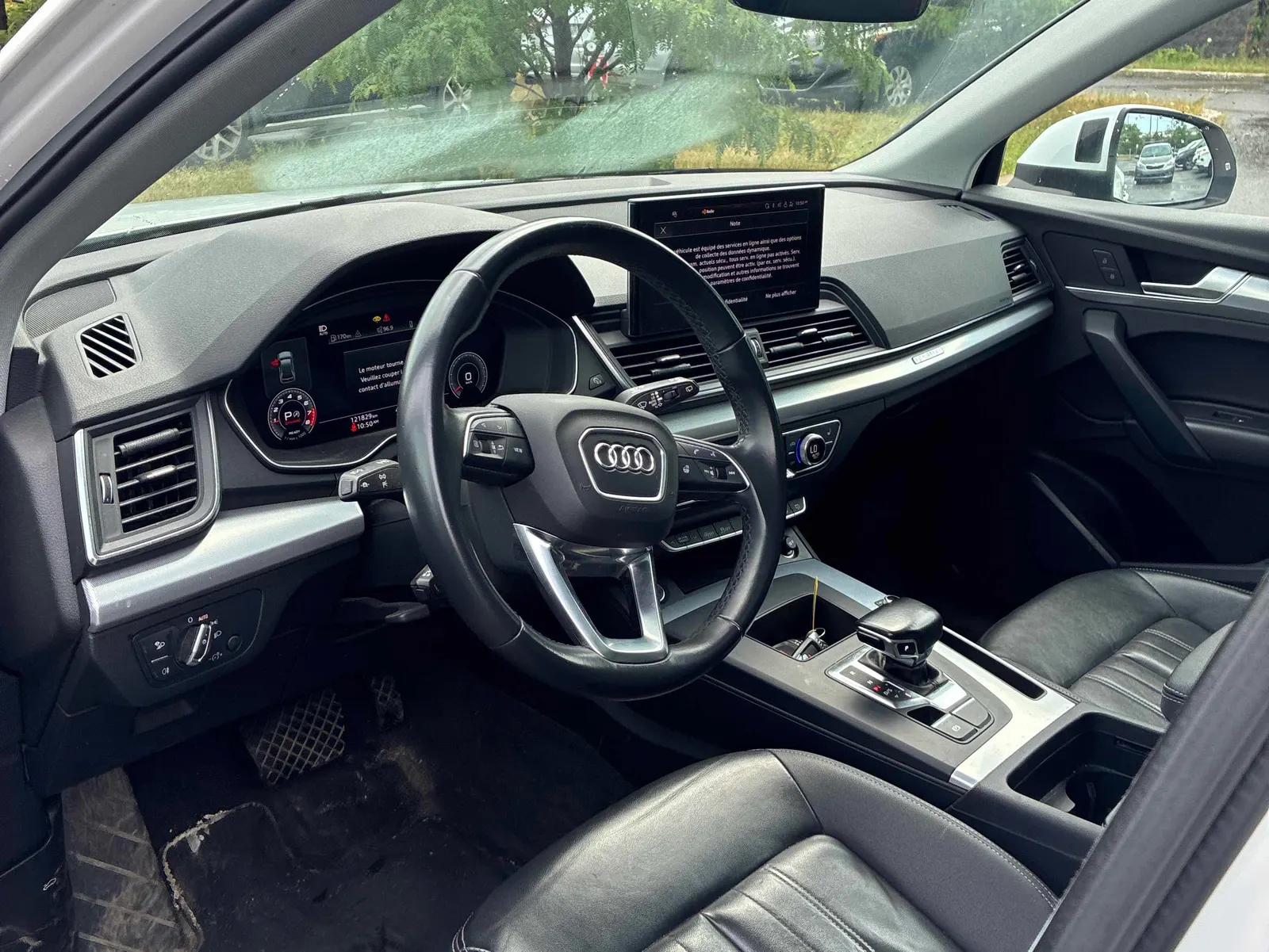 Interior driver side