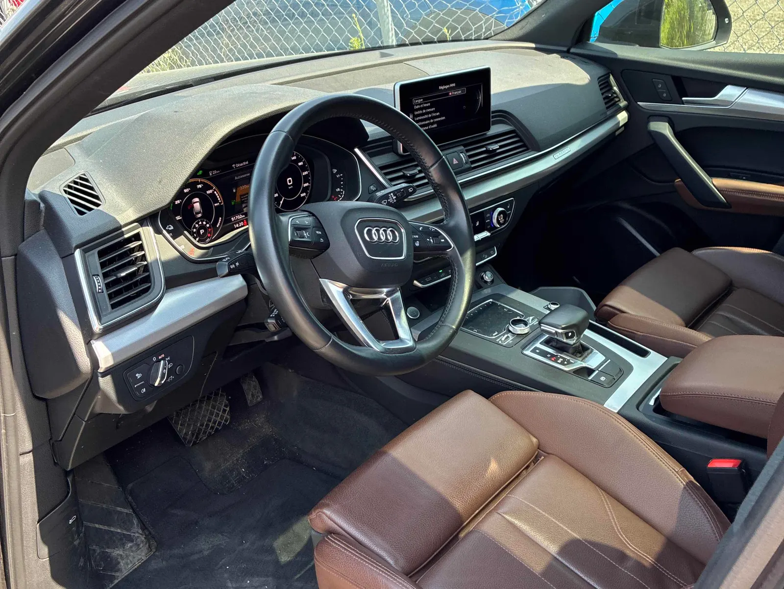 Interior driver side