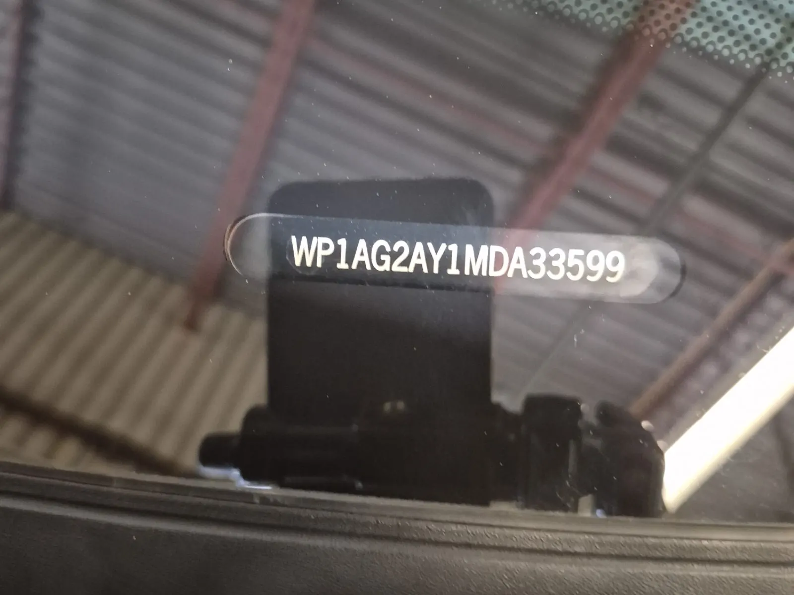 Dash VIN Plate Photo