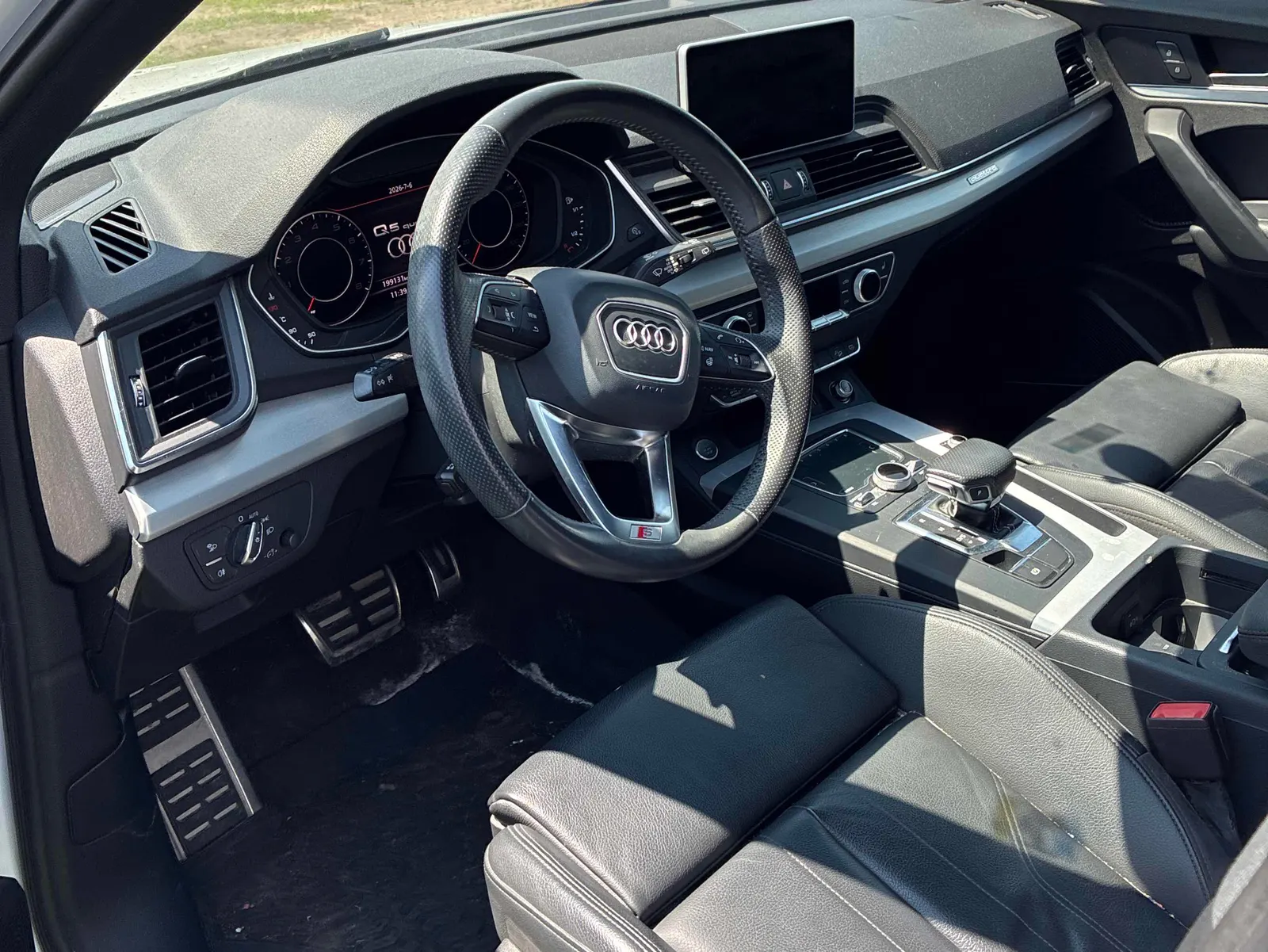 Interior driver side