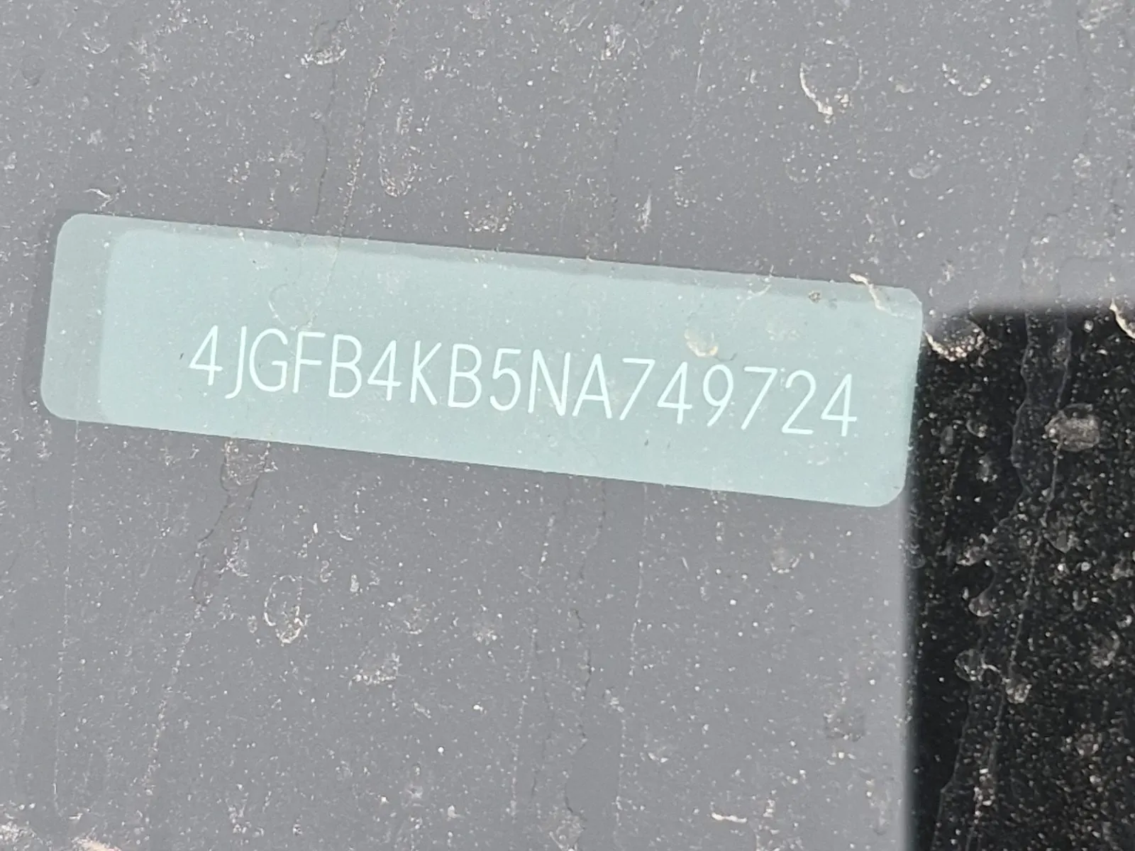 Dash VIN Plate Photo