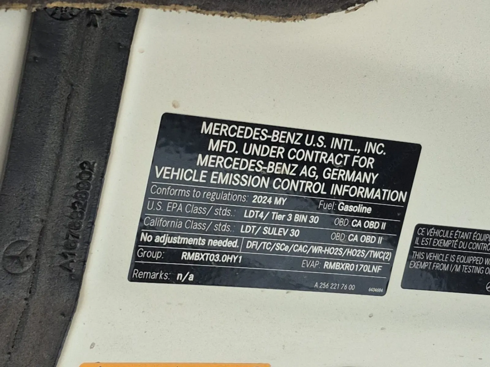 Emission Sticker Photo