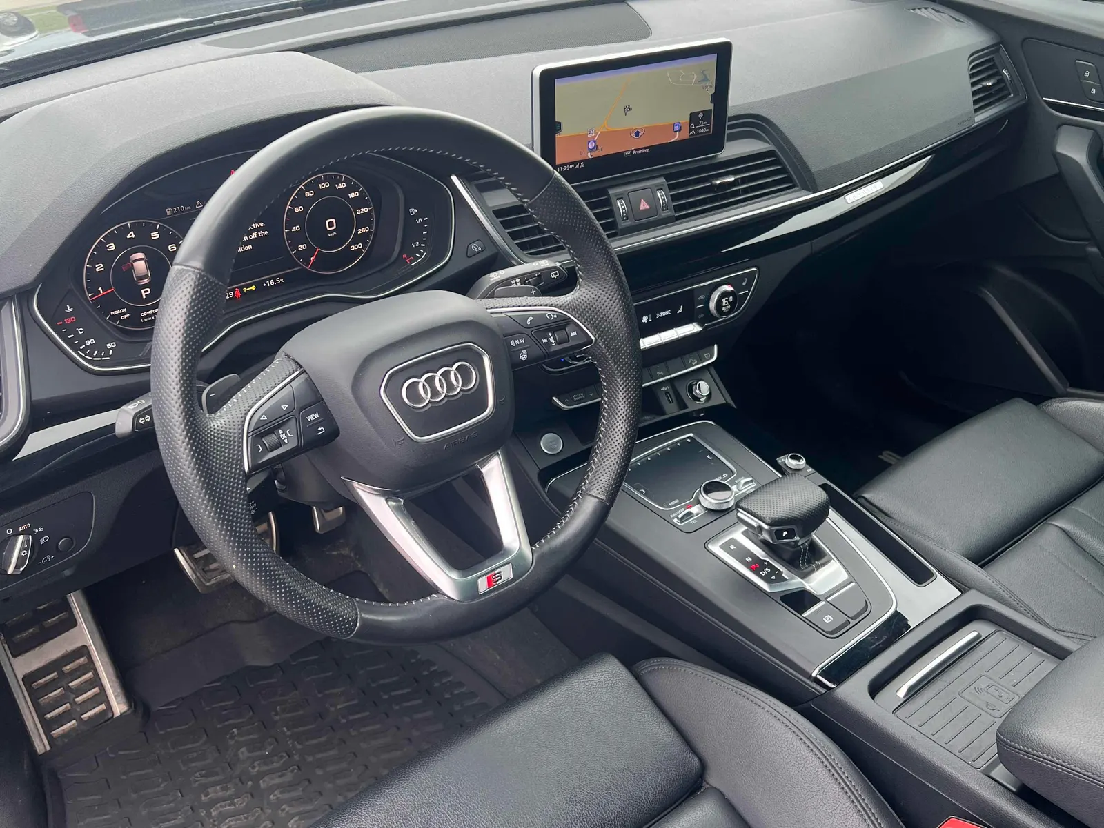 Interior driver side