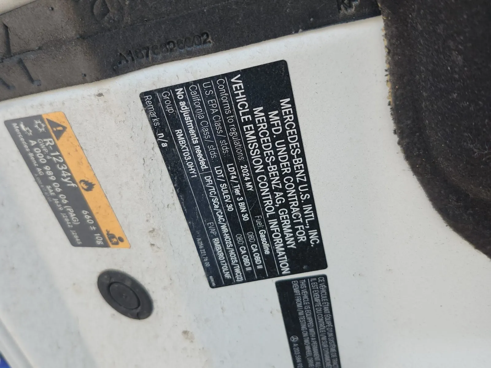 Emission Sticker Photo