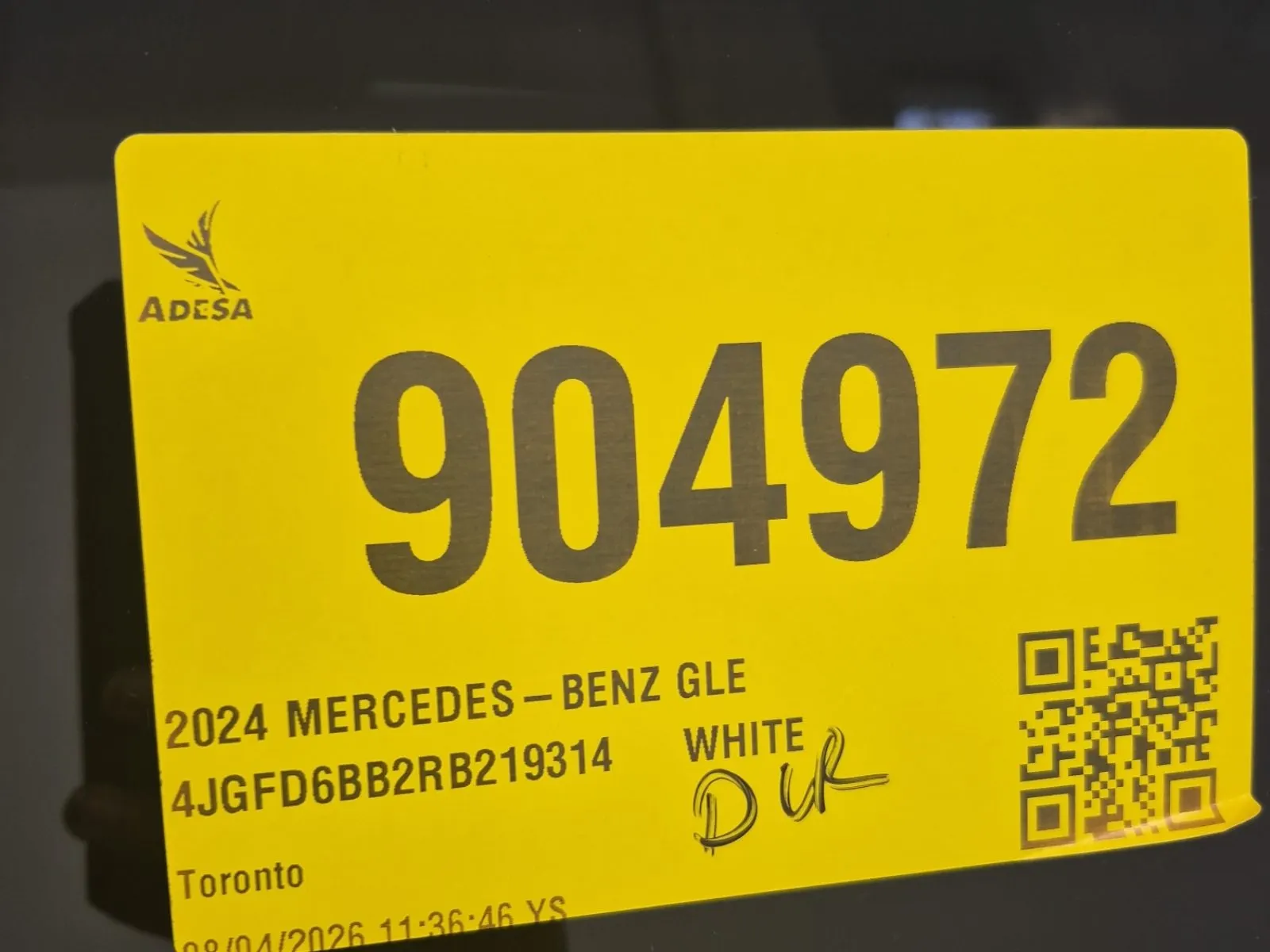 Inventory Label Photo