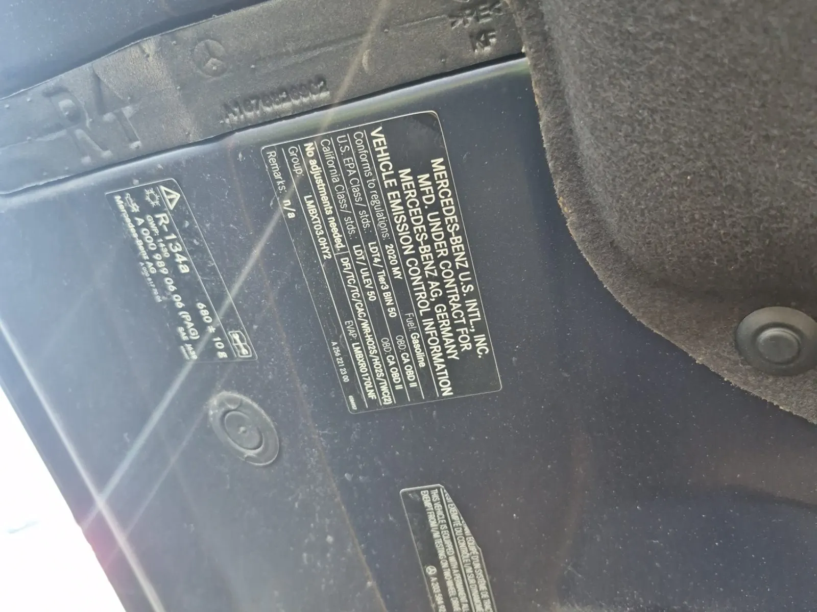 Emission Sticker Photo