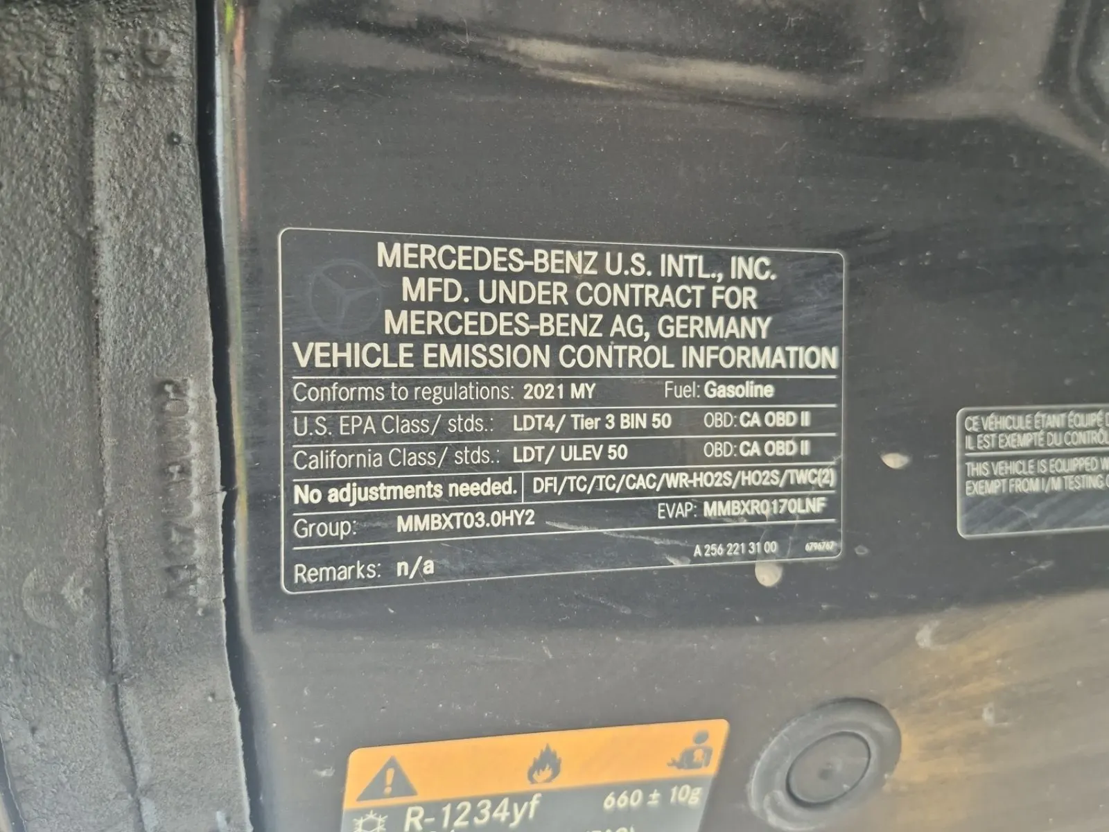 Emission Sticker Photo