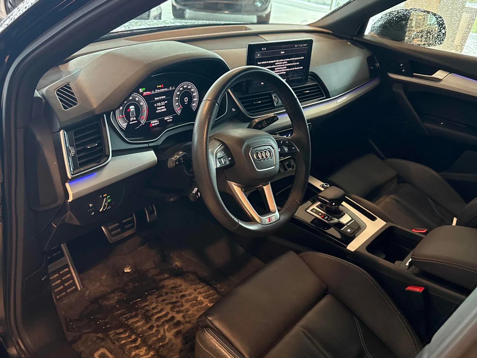 Interior driver side
