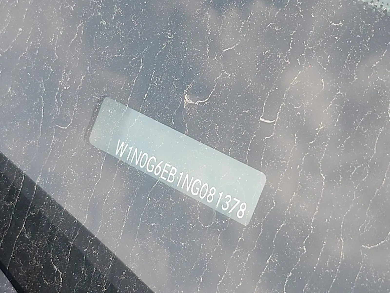 Dash VIN Plate Photo