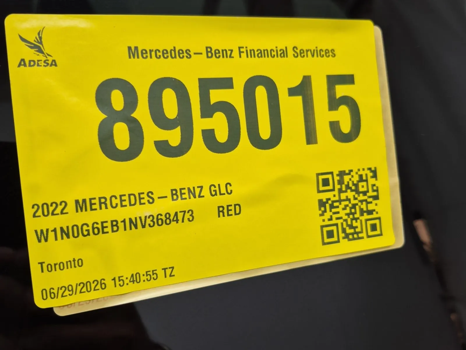 Inventory Label Photo