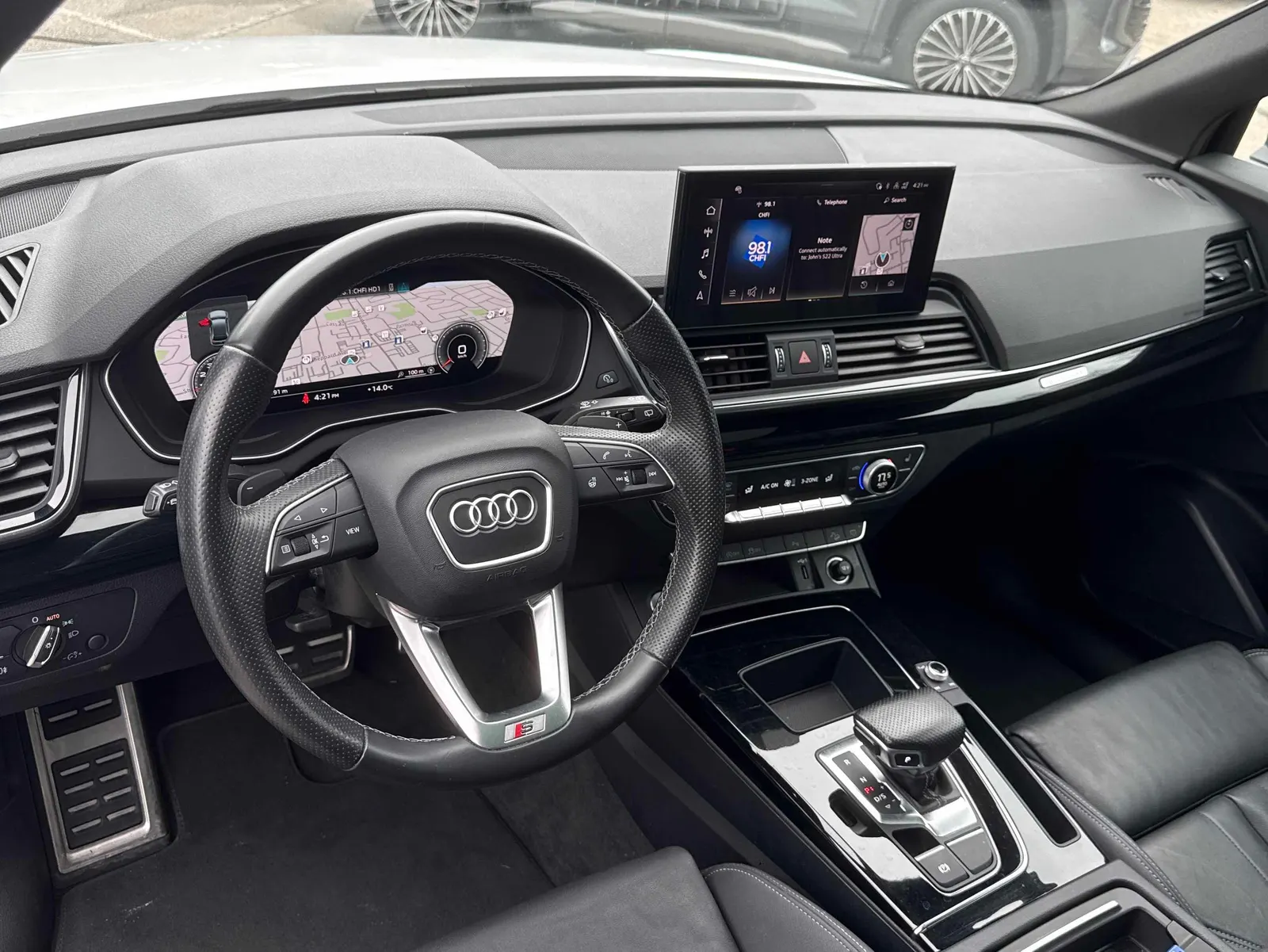 Interior driver side