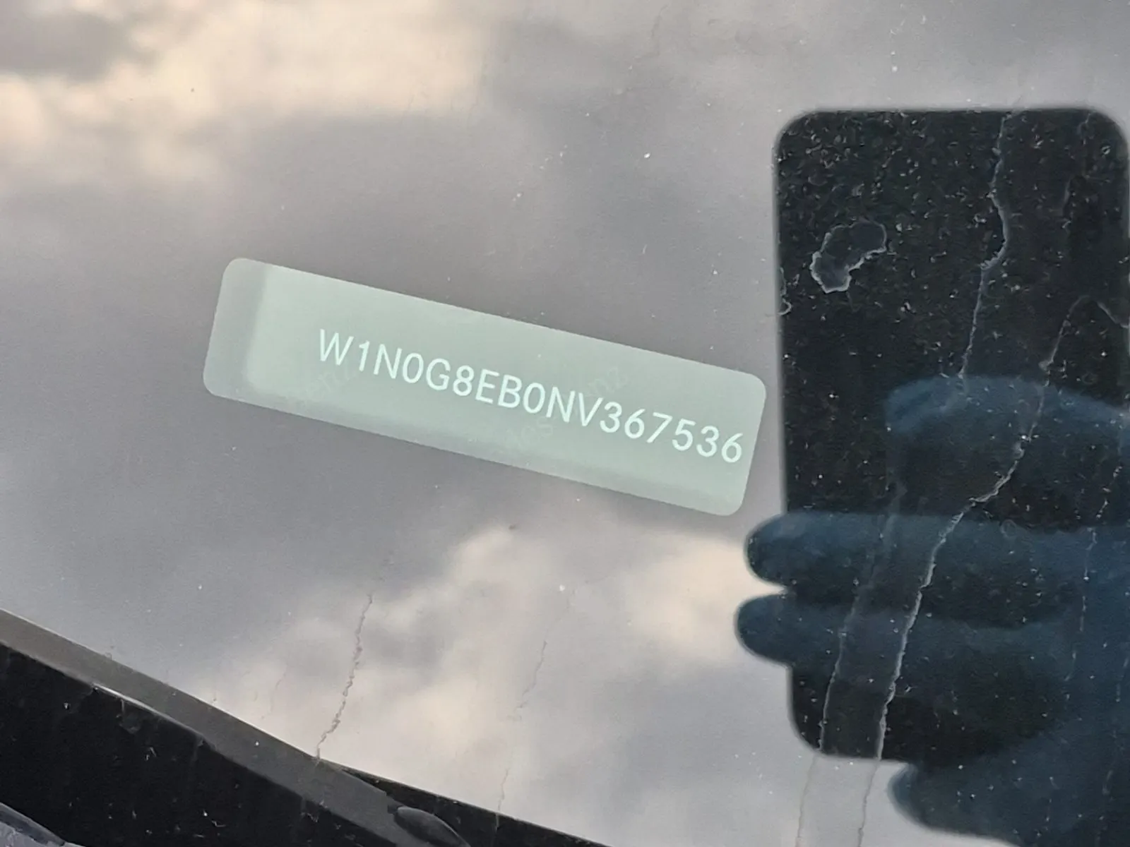 Dash VIN Plate Photo