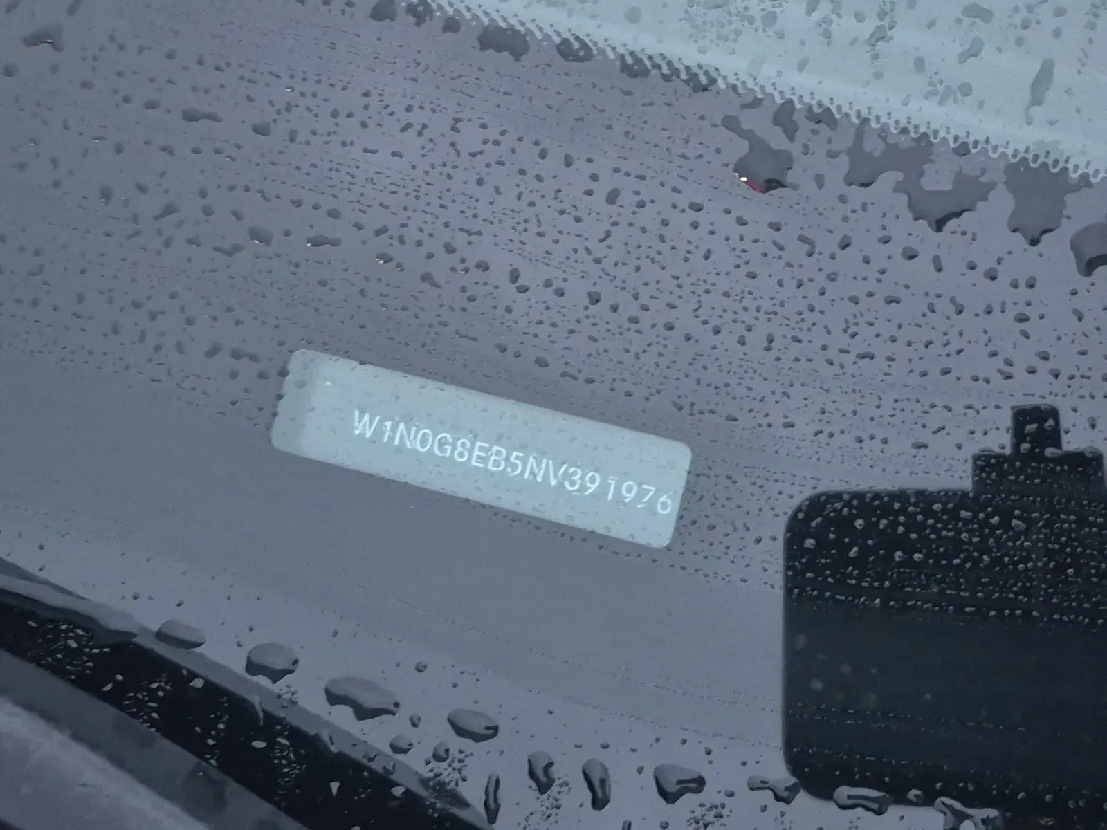 Dash VIN Plate Photo