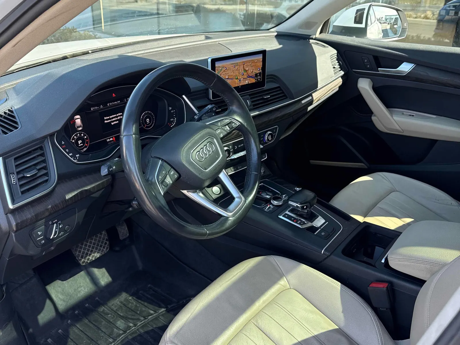 Interior driver side
