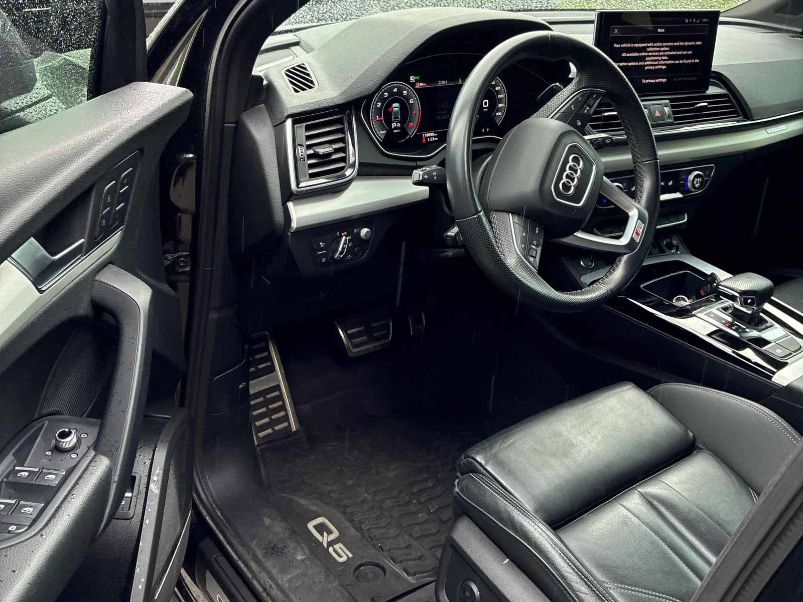 Interior driver side
