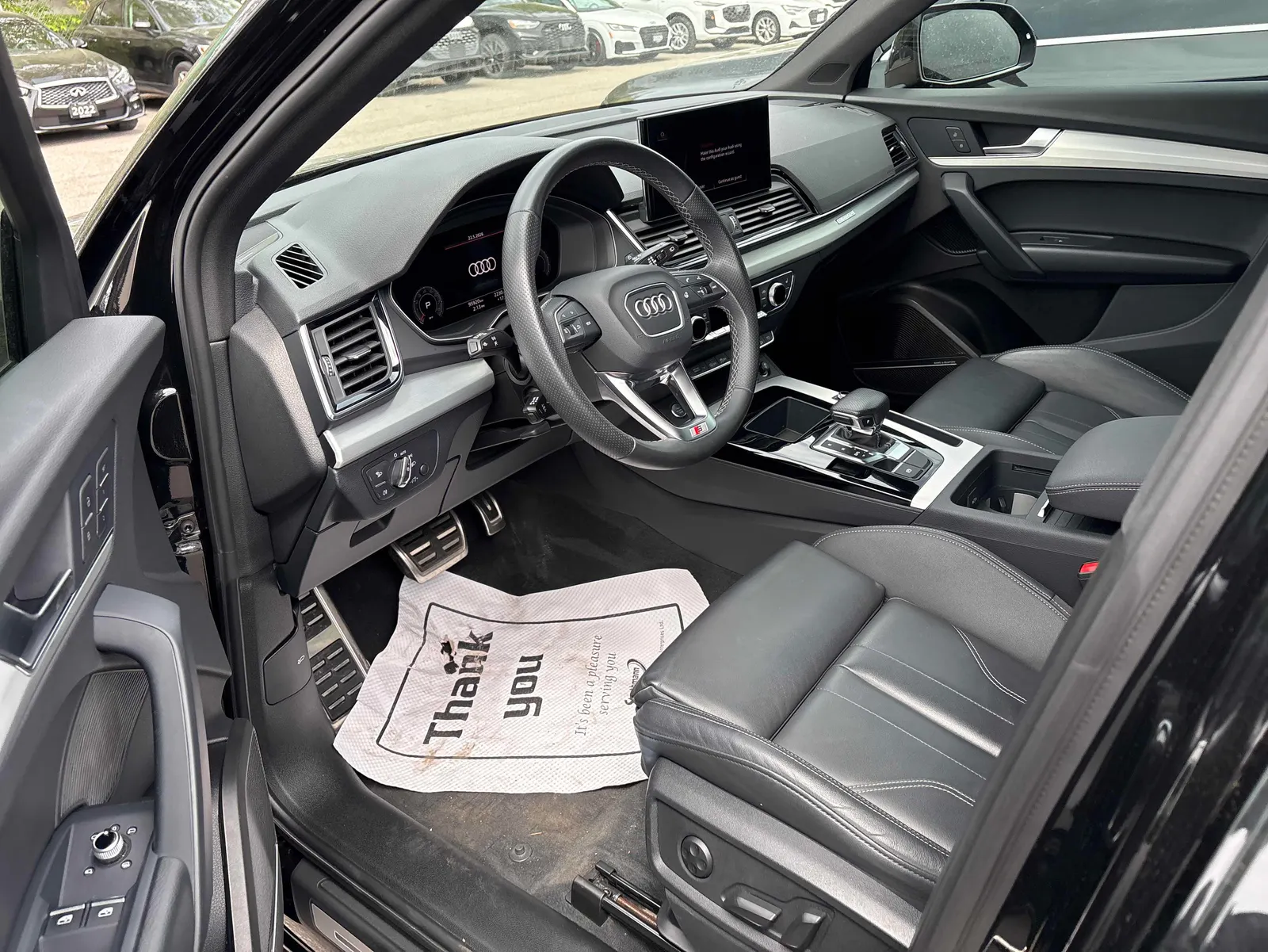 Interior driver side