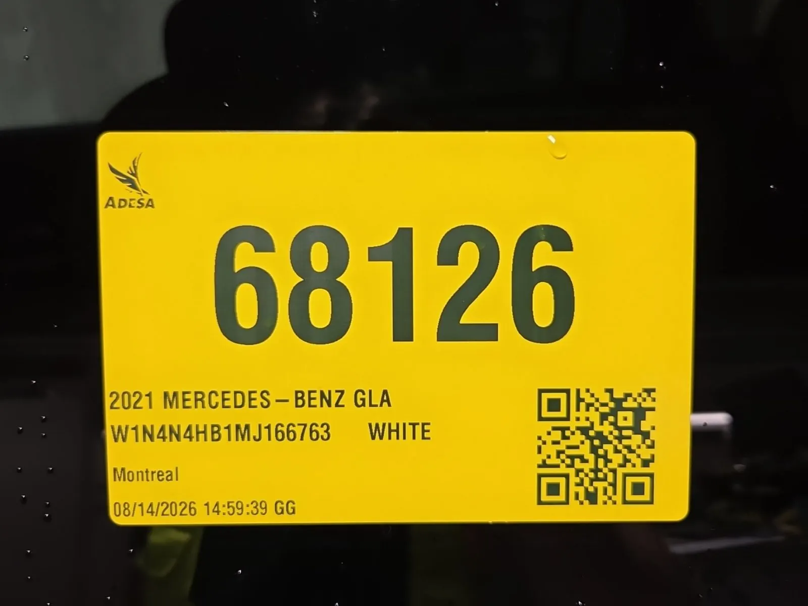 Inventory Label Photo