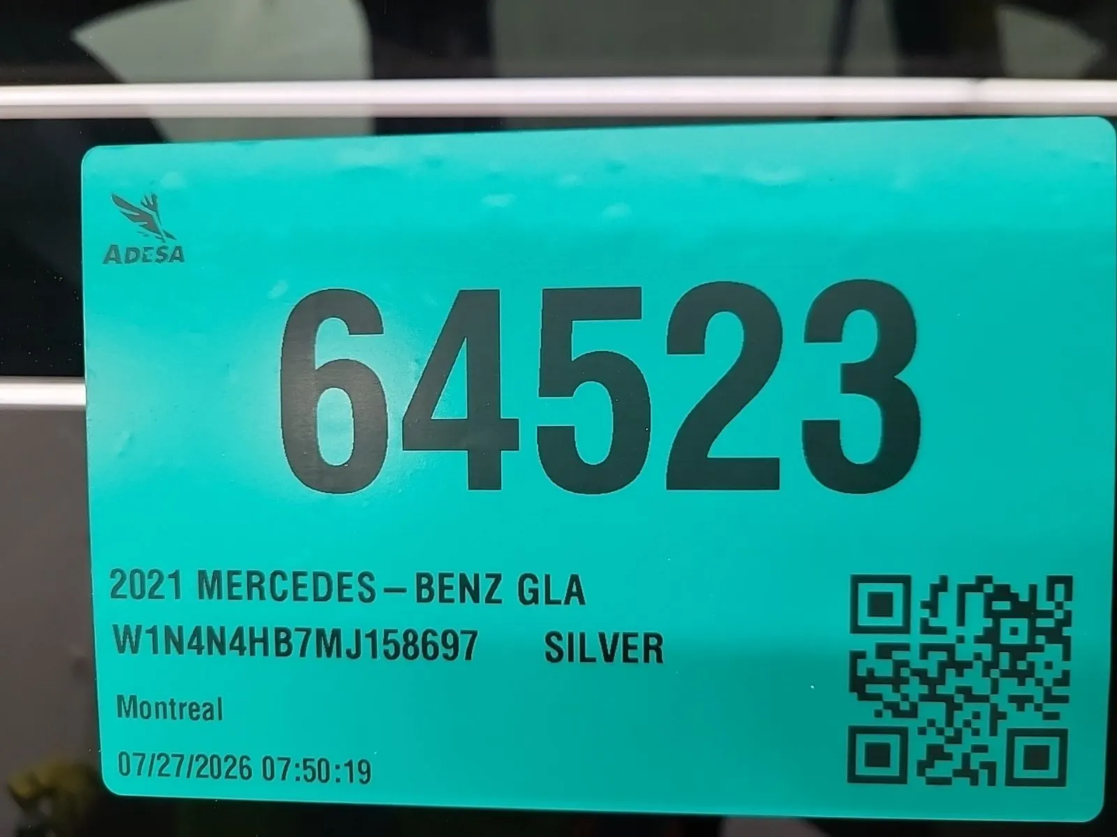 Inventory Label Photo