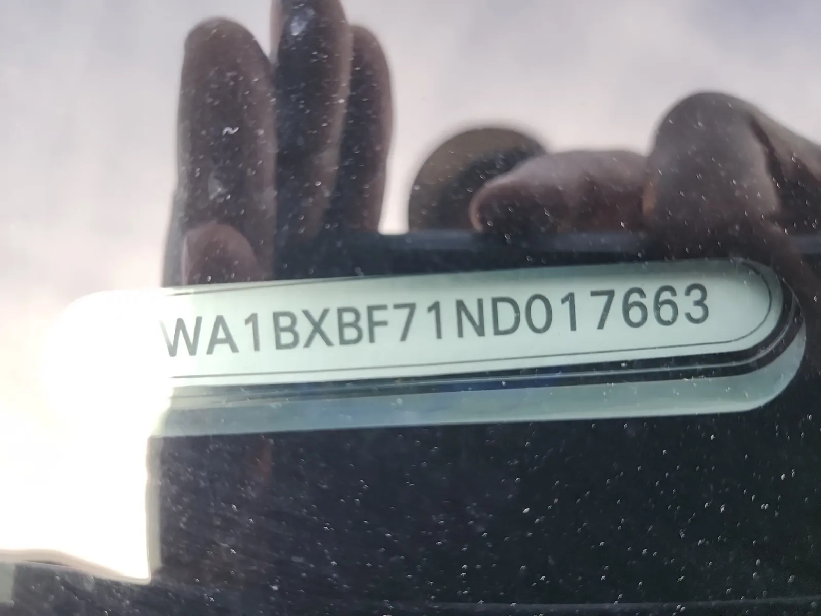 Dash VIN Plate Photo