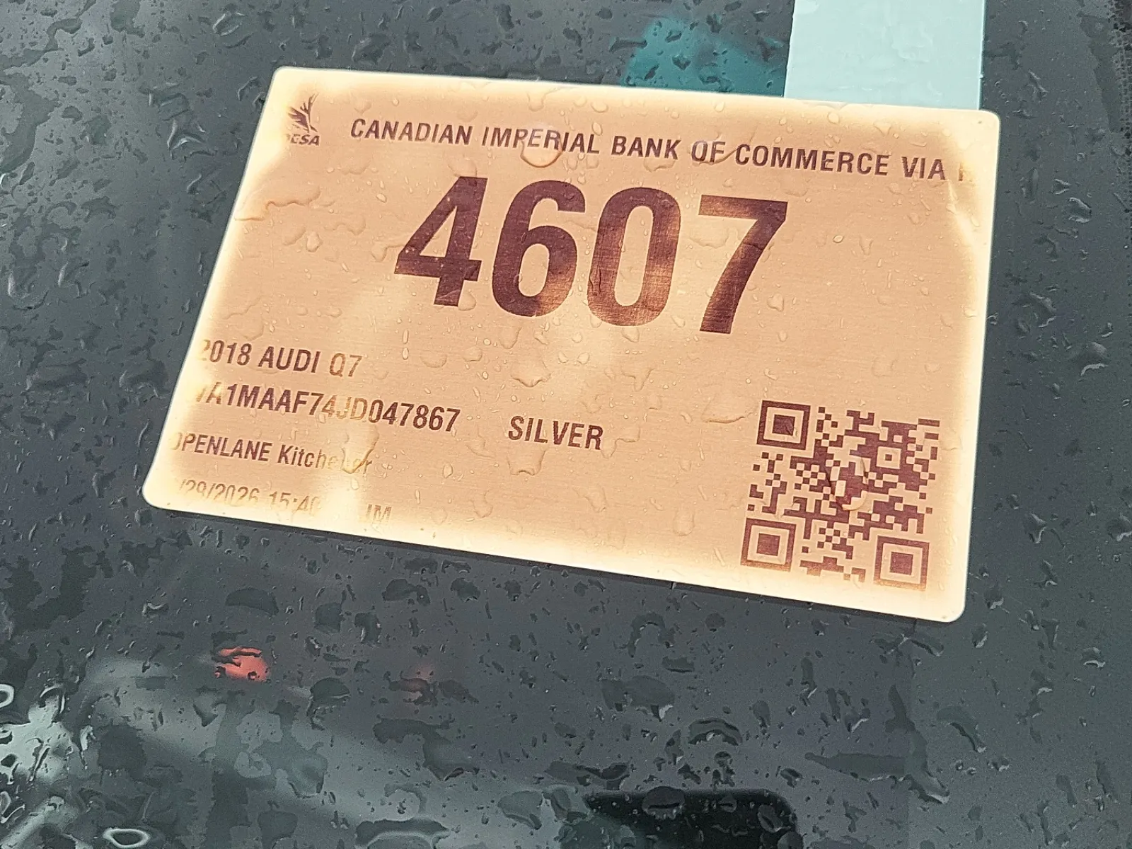 Inventory Label Photo