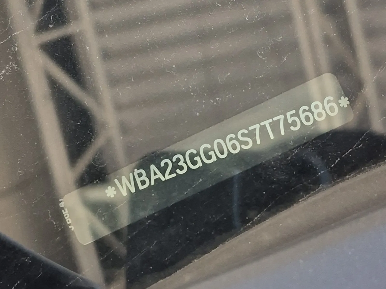 Dash VIN Plate Photo