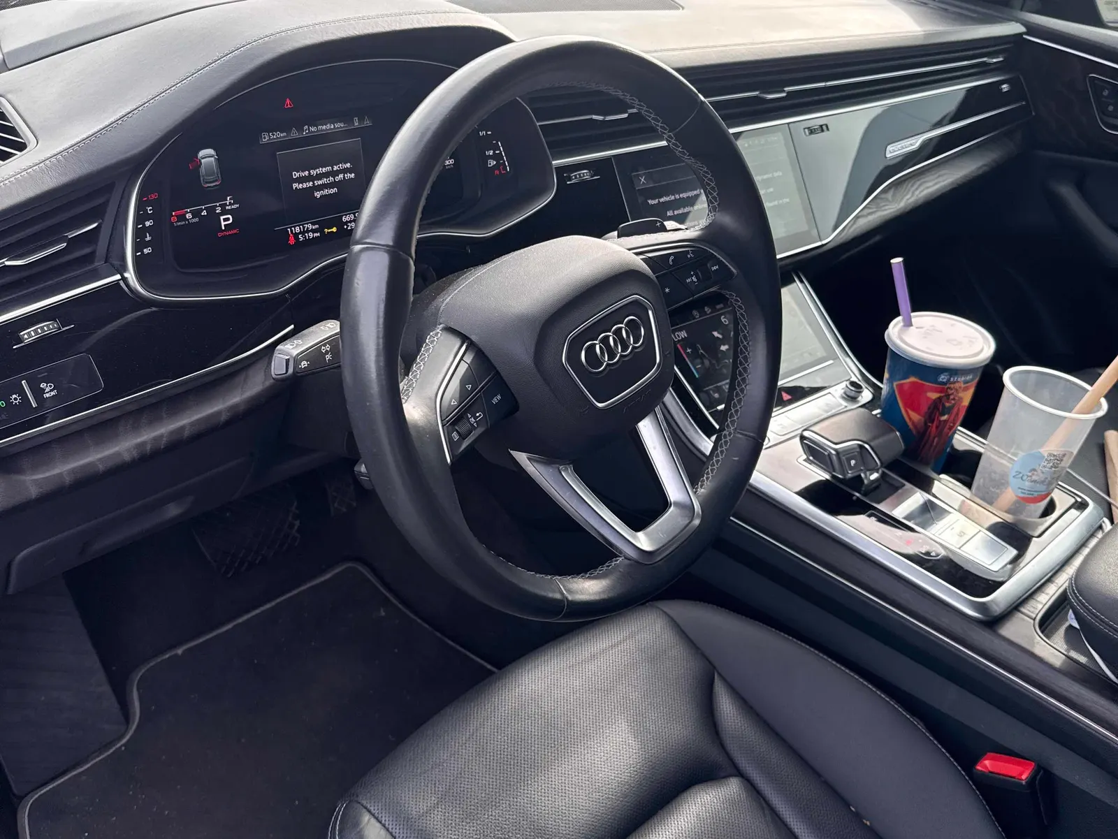 Interior driver side
