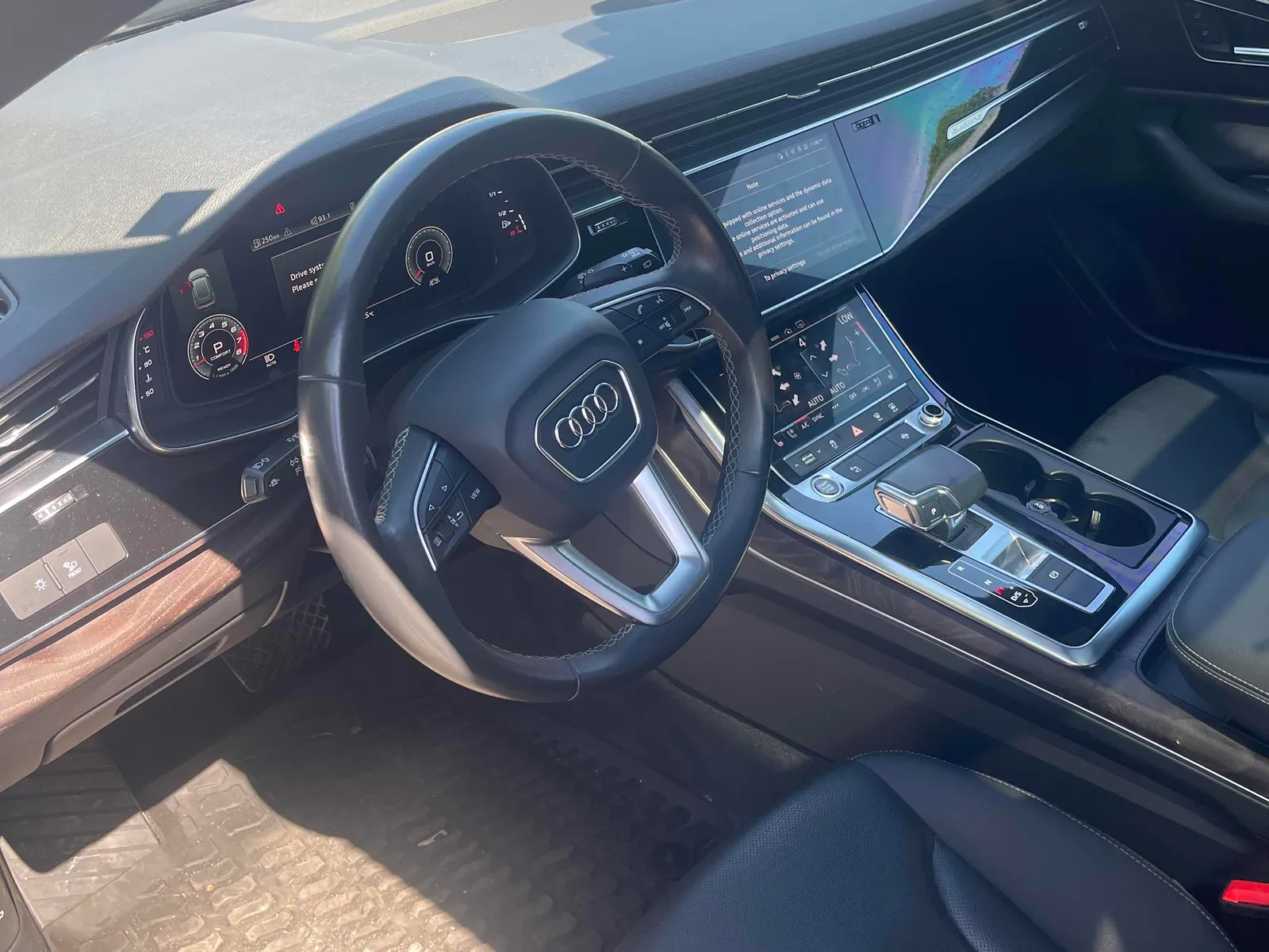 Interior driver side