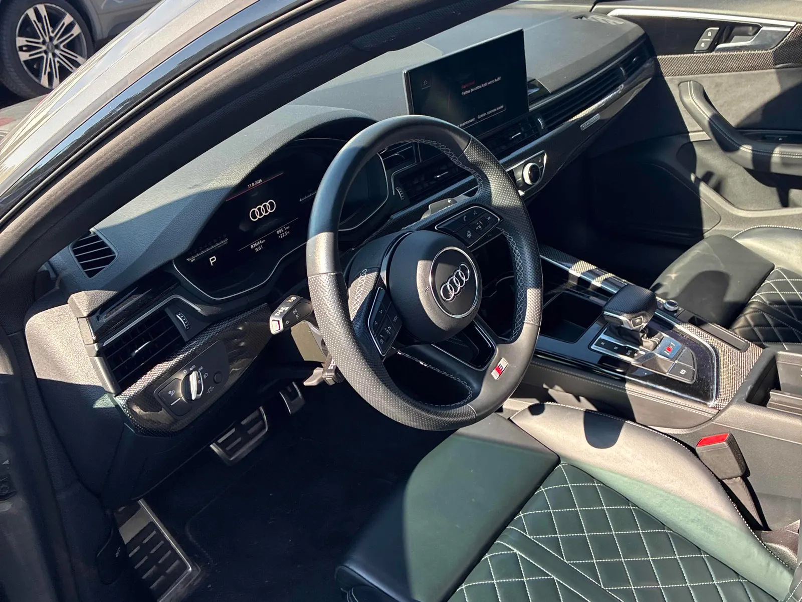 Interior driver side