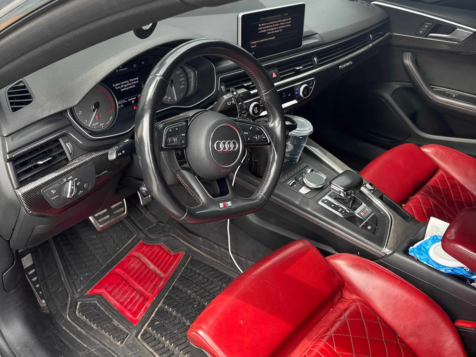 Interior driver side