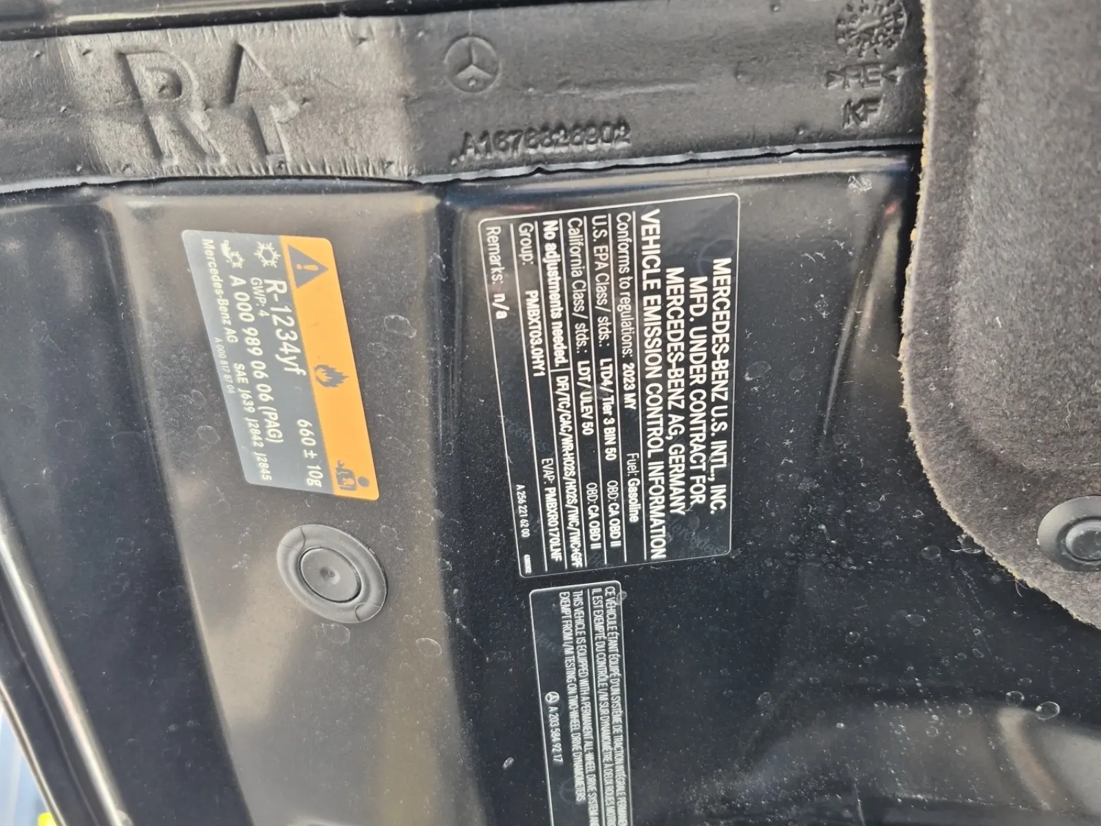Emission Sticker Photo