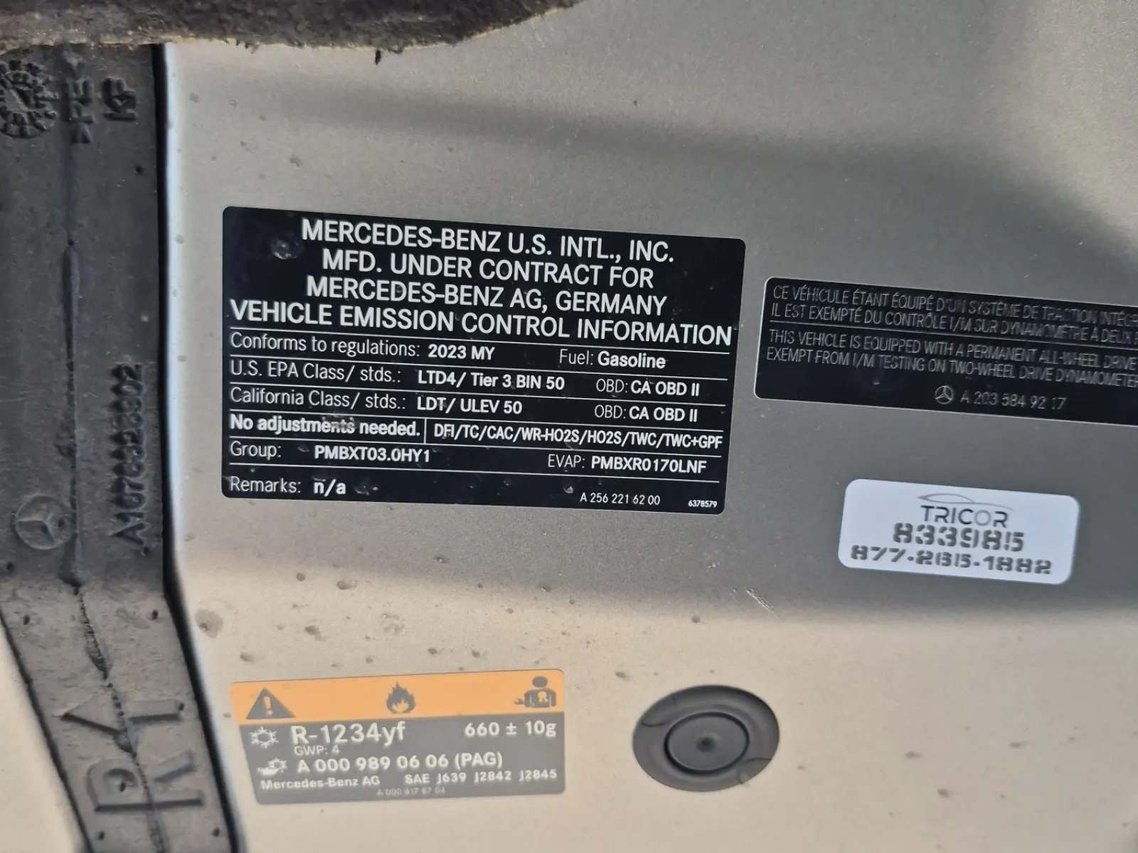 Emission Sticker Photo