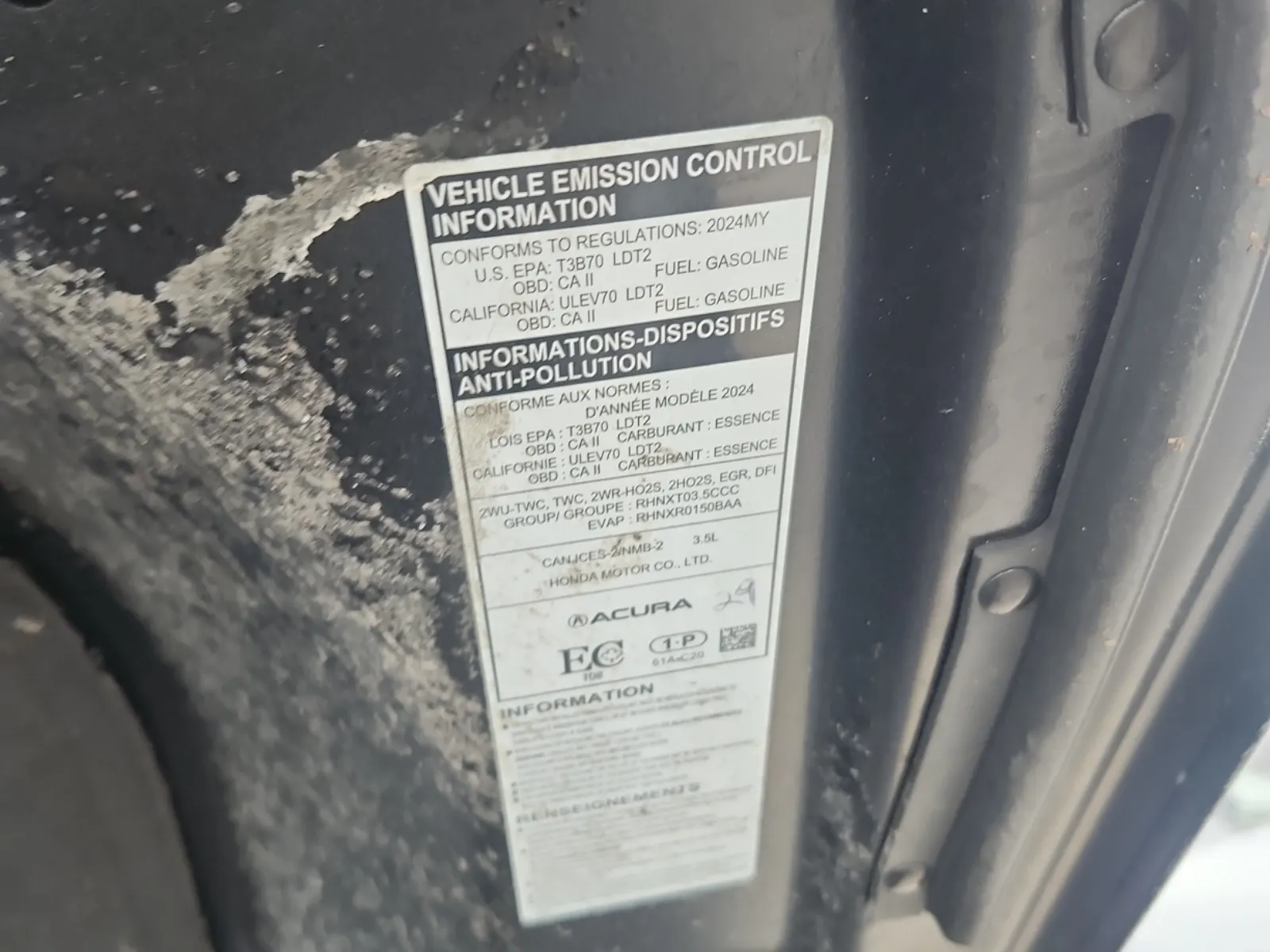 Emission Sticker Photo