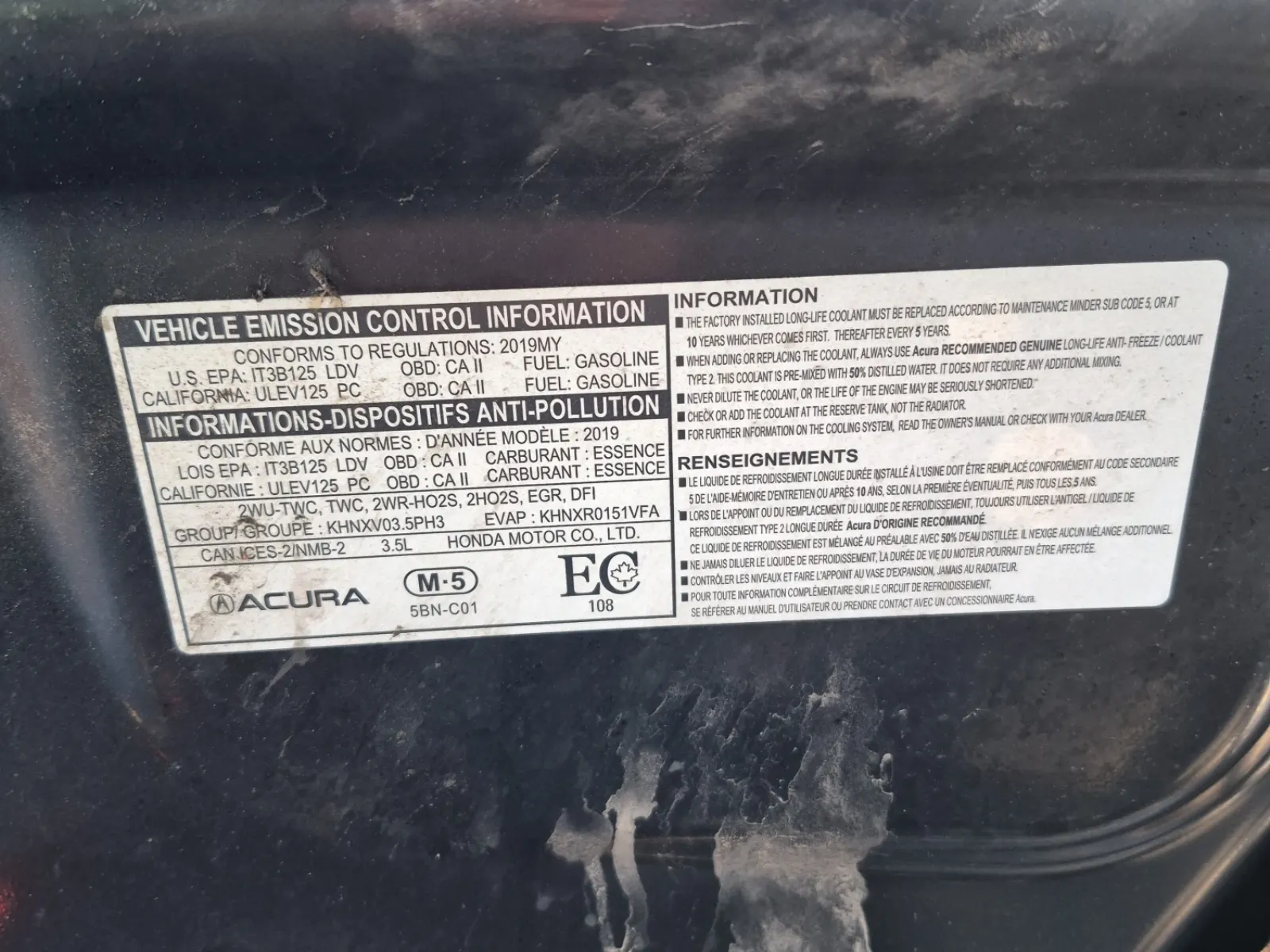 Emission Sticker Photo