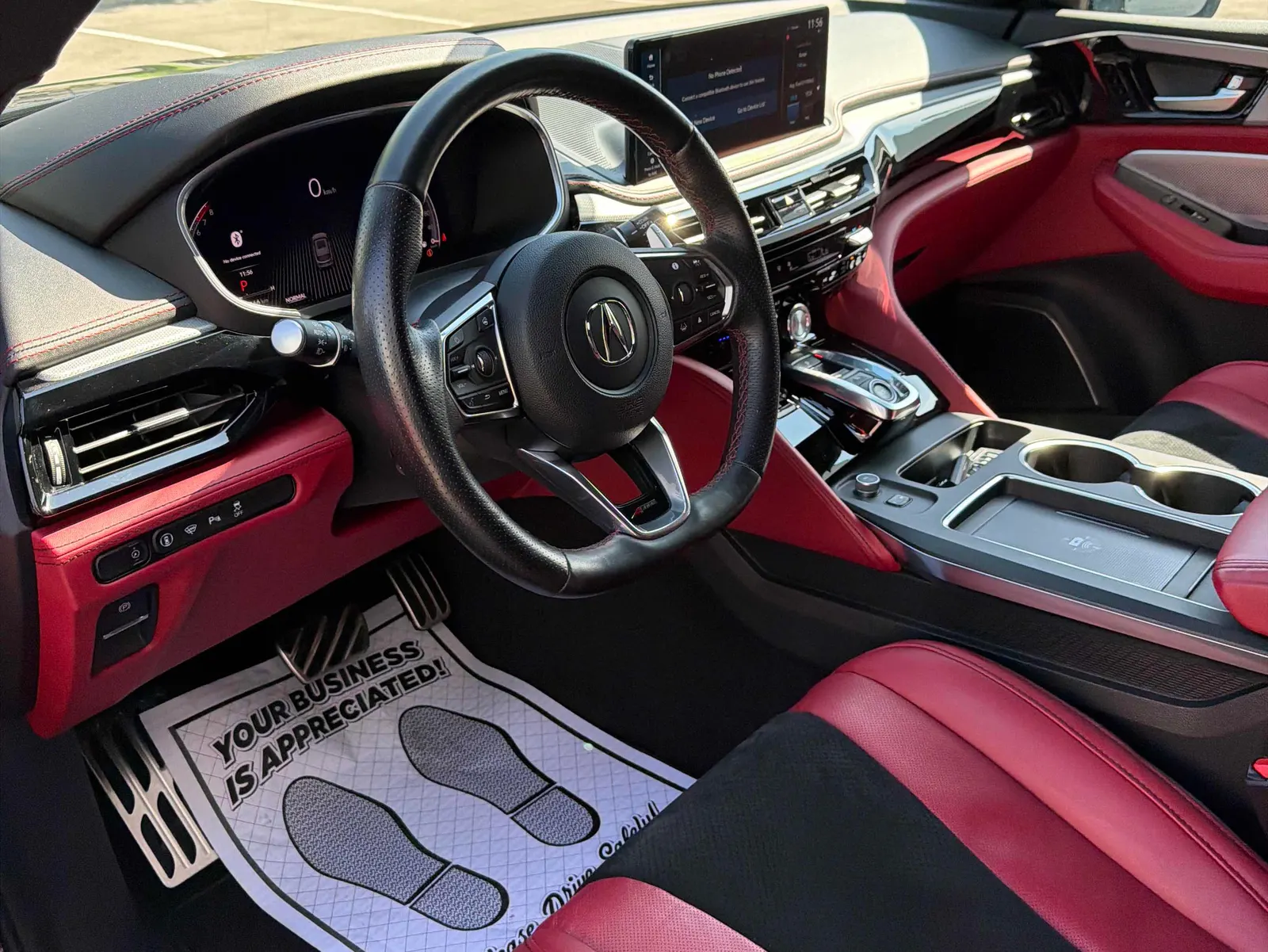 Interior driver side