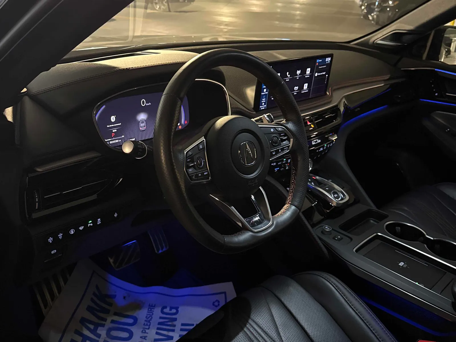 Interior driver side