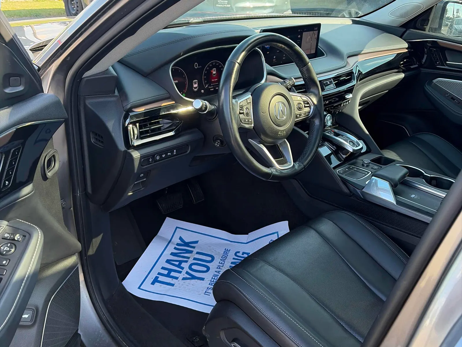 Interior driver side