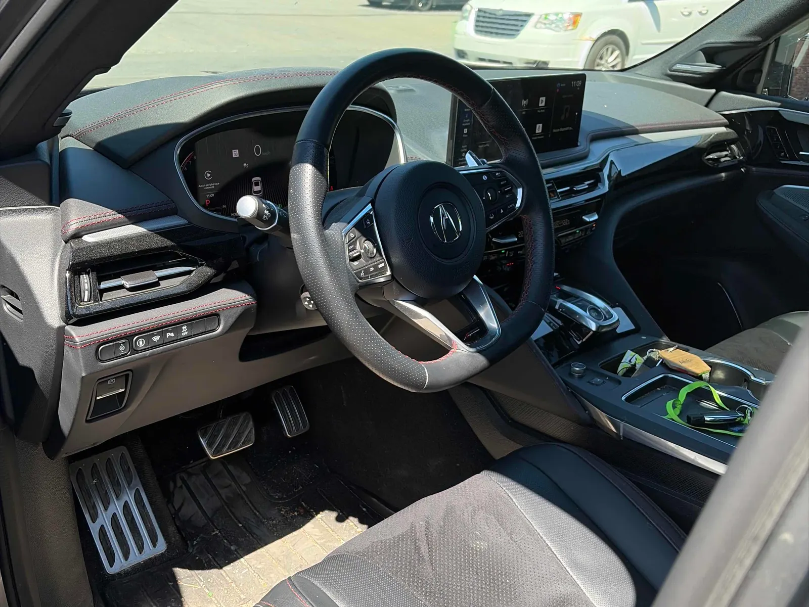 Interior driver side