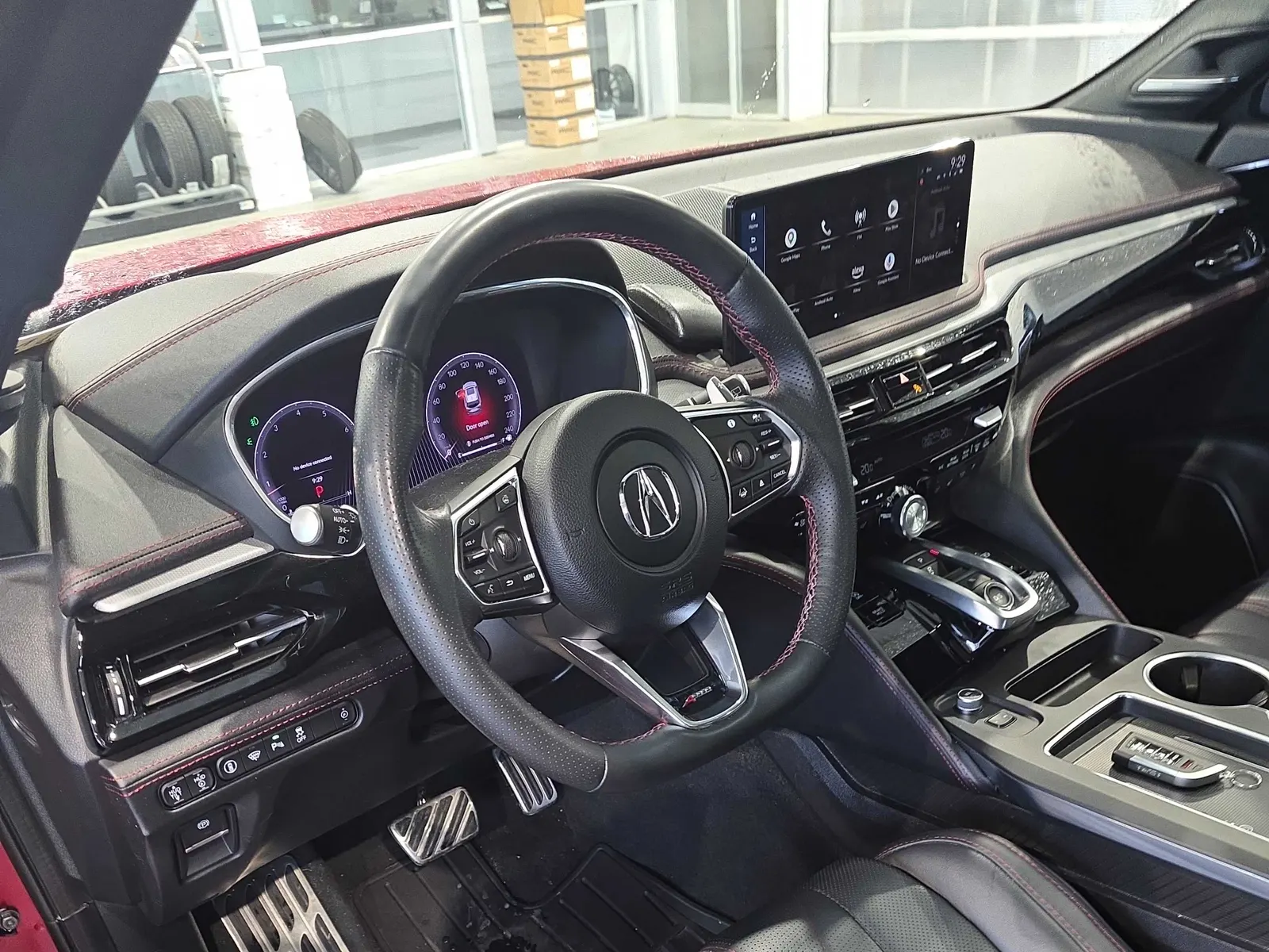 Interior driver side