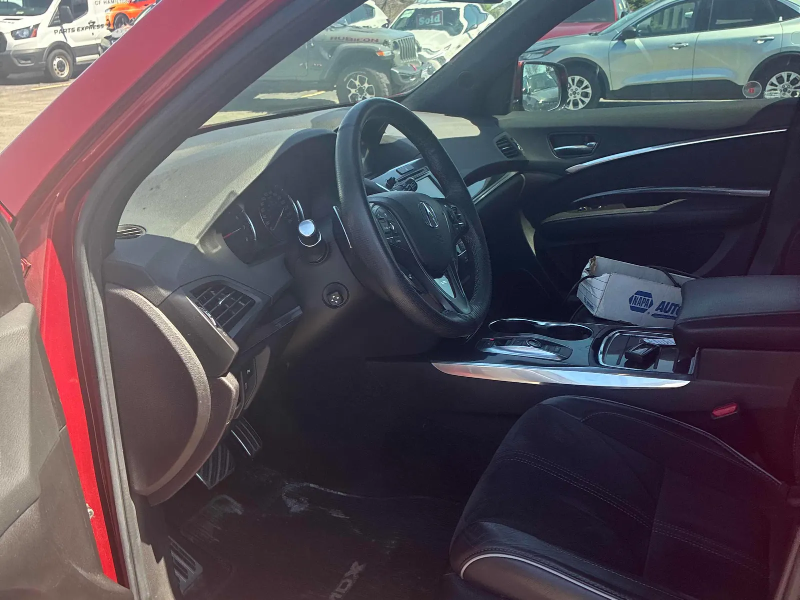 Interior driver side