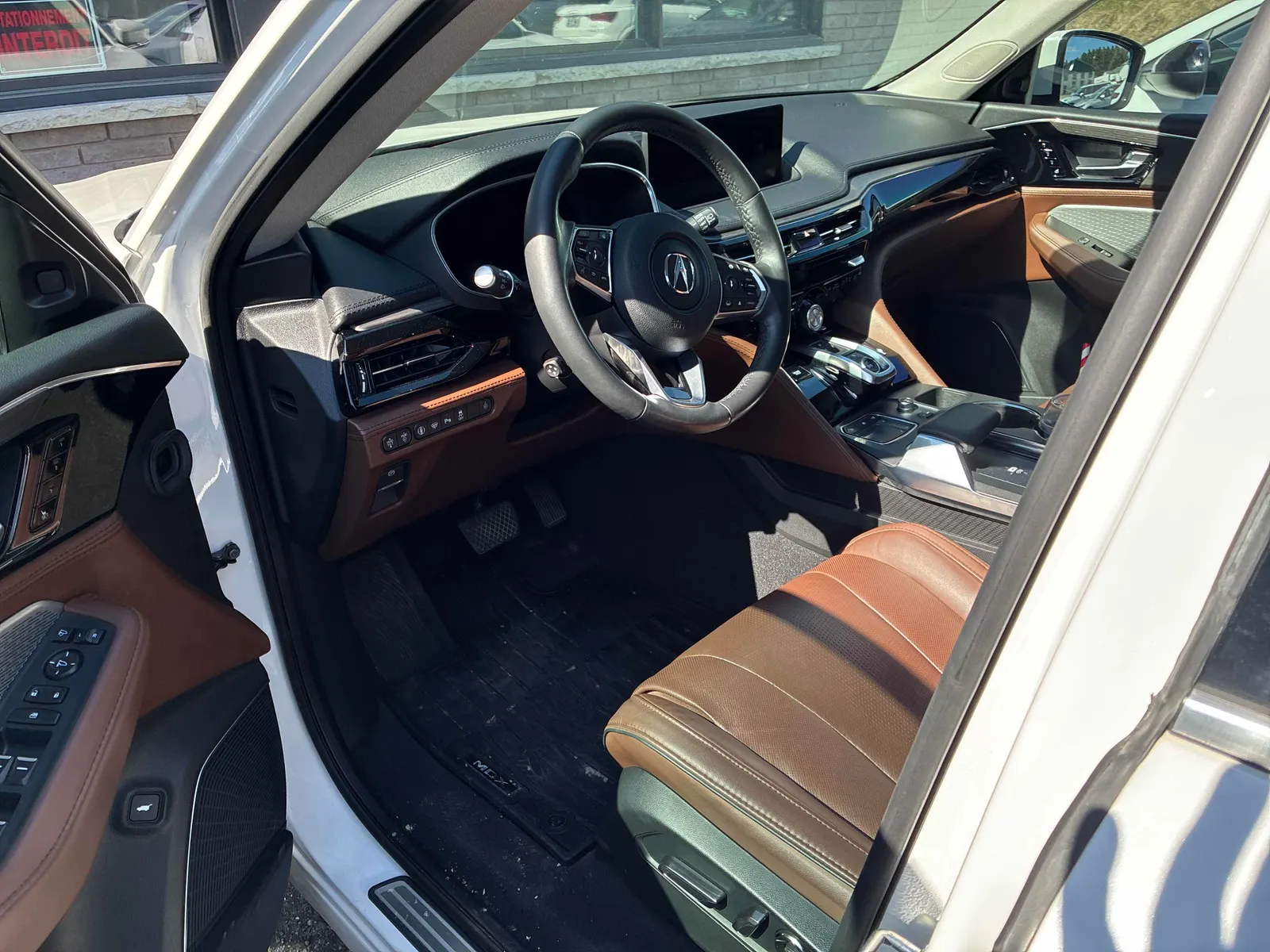 Interior driver side