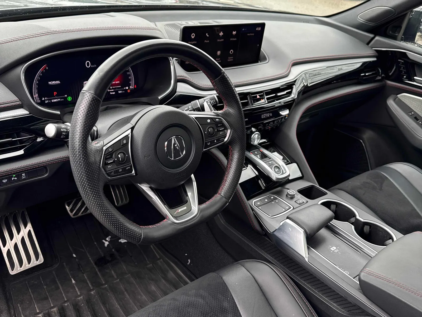 Interior driver side